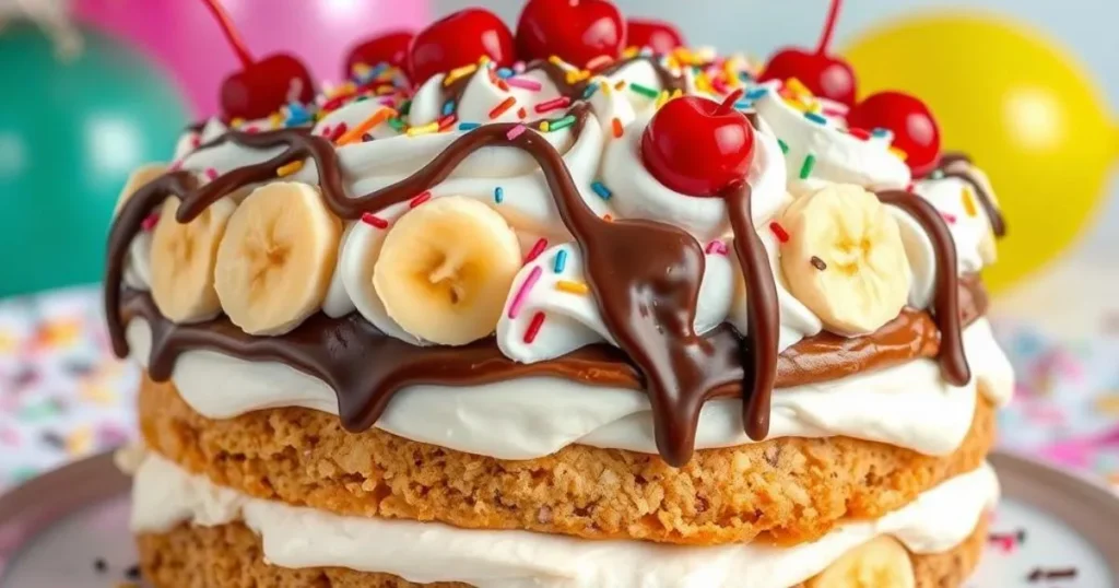 Banana Split Cake