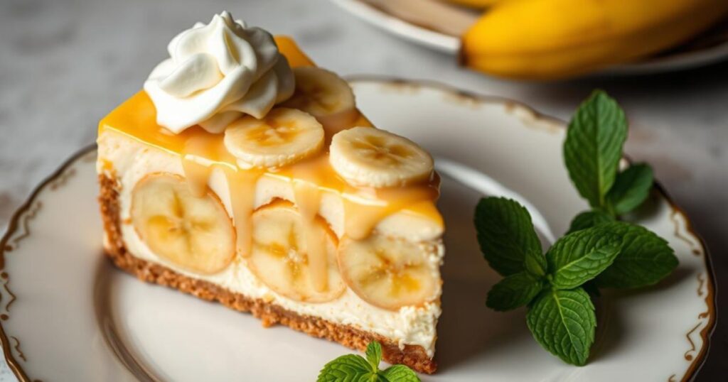 Banana Cream Cheesecake