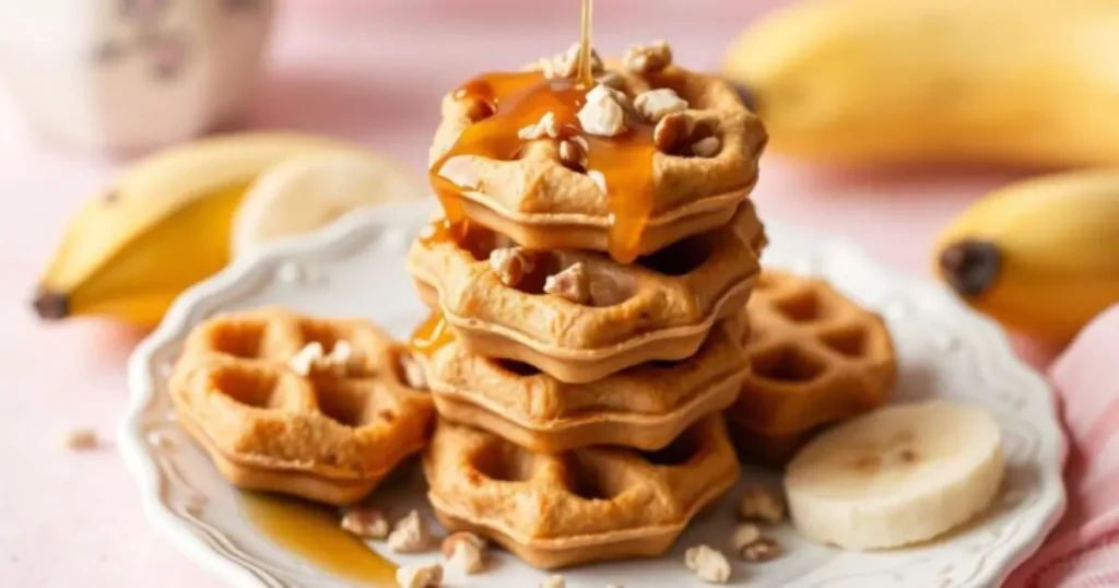 Mini Waffled Banana Bread Bites: Perfect Breakfast Treats Mini Waffled Banana Bread Bites
