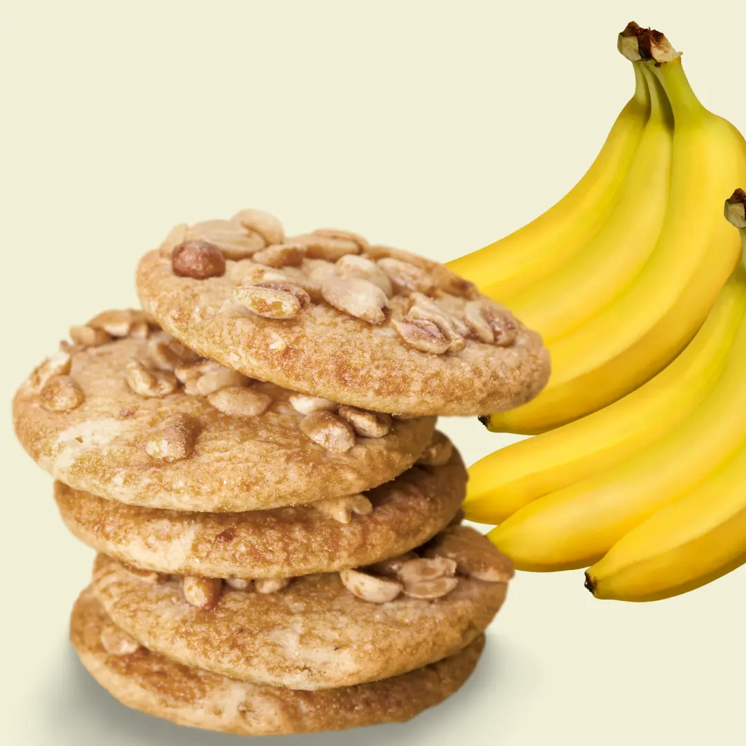 Easy Peanut Butter Banana Cookies