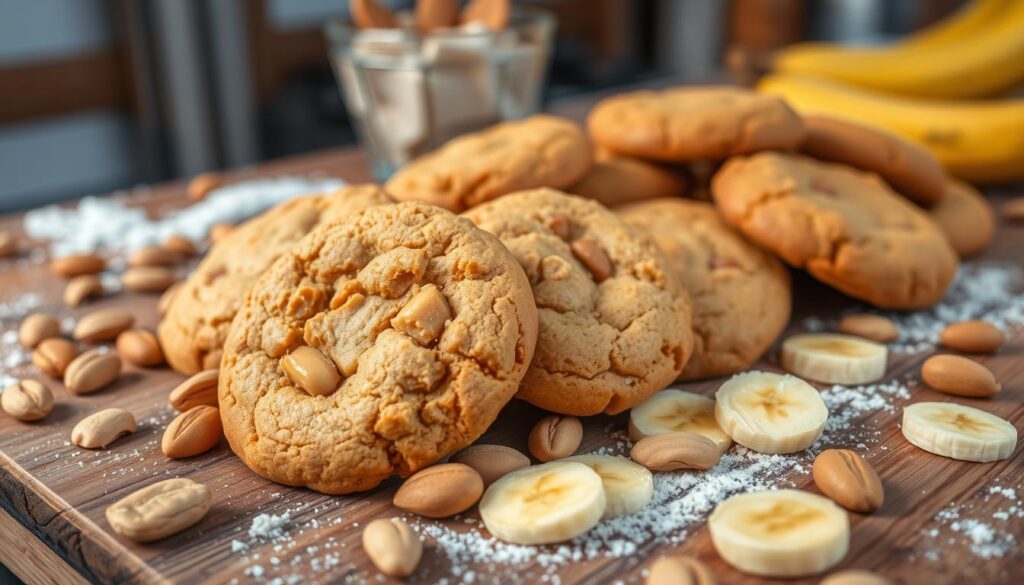 Peanut Butter Banana Cookies