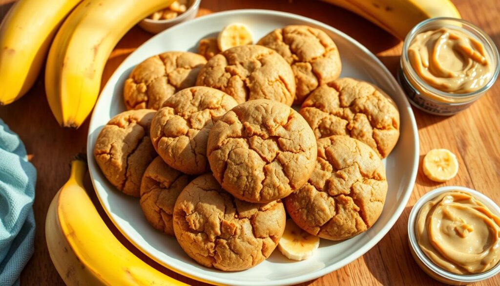 Peanut Butter Banana Cookies