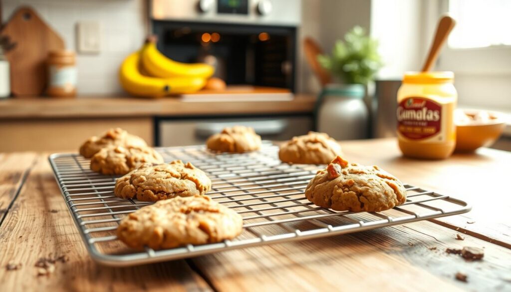 Peanut Butter Banana Cookies