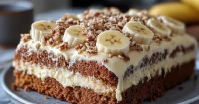 Banana Cake with Chocolate