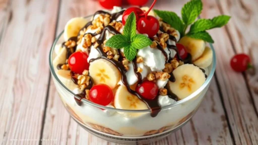 Banana Split Fluff Salad Recipe A No-Bake Dessert Everyone Will Love