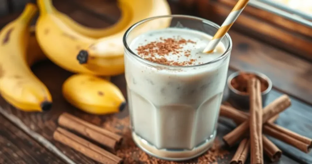 Boost Your Day with This Vanilla Cinnamon Banana Smoothie Recipe