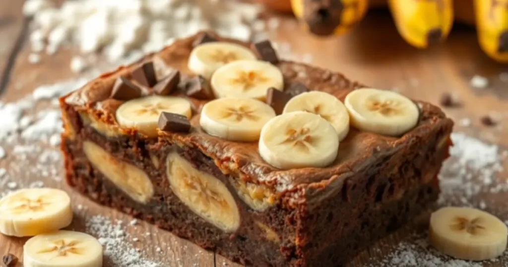 How to Make Banana Bread Brownies