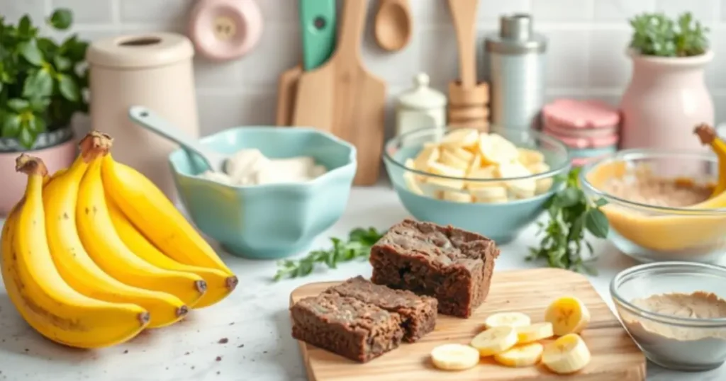 How to Make Banana Bread Brownies