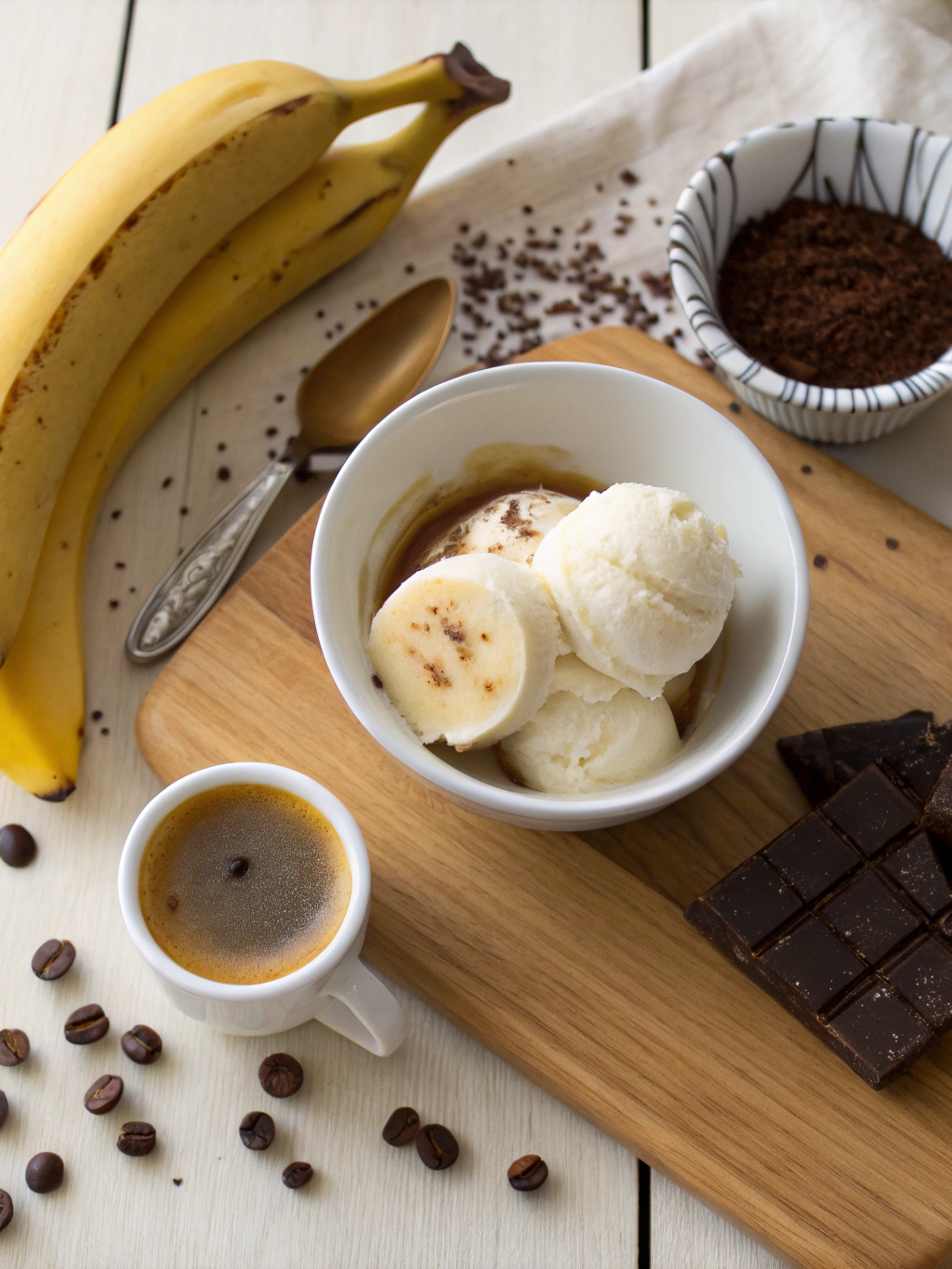 banana affogato recipe ingredients