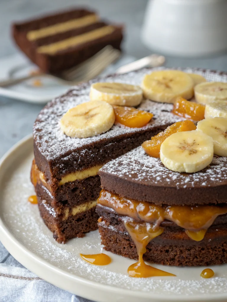 banana sachertorte