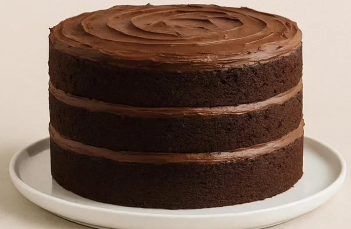 Big Chocolate Layer Cake Big Chocolate Layer Cake with rich frosting and layers of chocolate