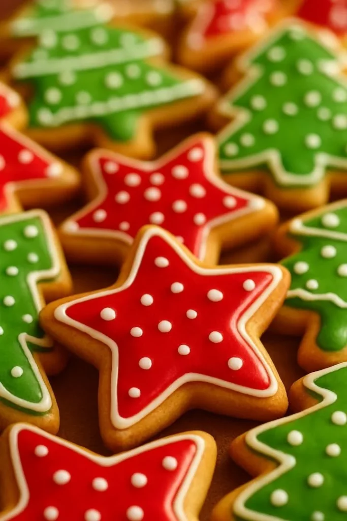 Butter Cookies to Make at Christmas Delicious butter cookies decorated for Christmas