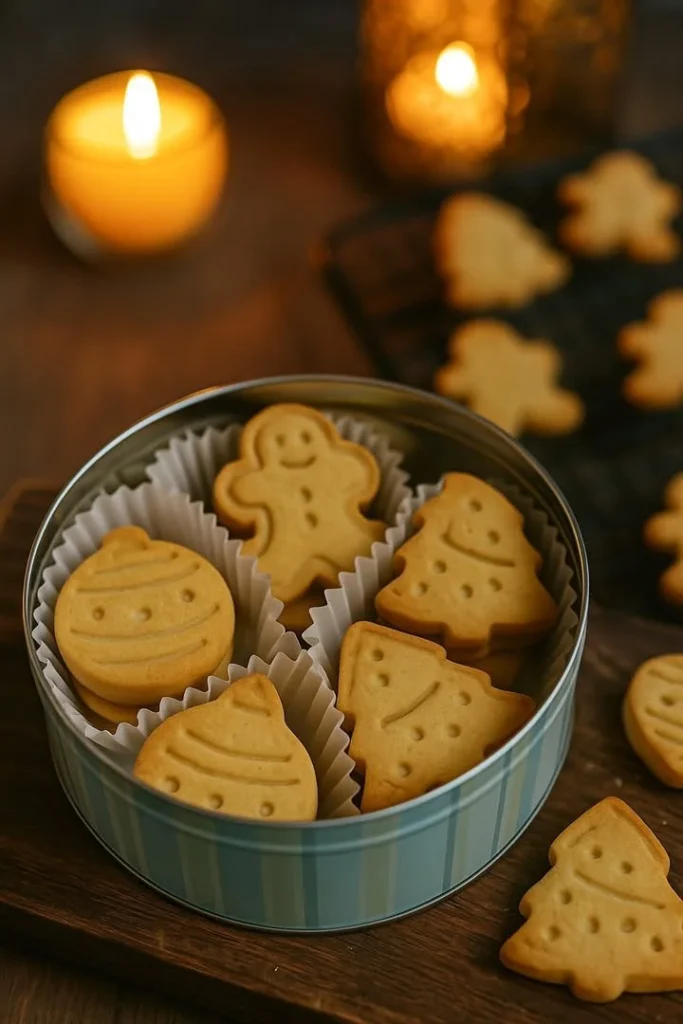 Christmas Cookies Plate of colorful homemade Christmas cookies decorated for the holidays
