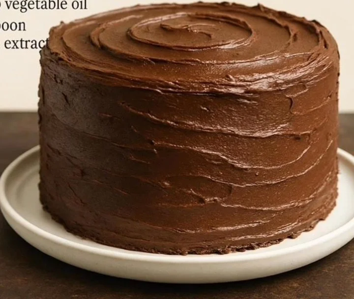 Devil’s Food Cake Deliciously moist Devil's Food Cake with rich chocolate frosting and decoration.